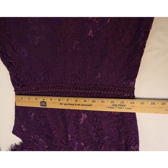 All and Well Purple Dress Medium Lace and Lining (35) - Picture 11 of 13
